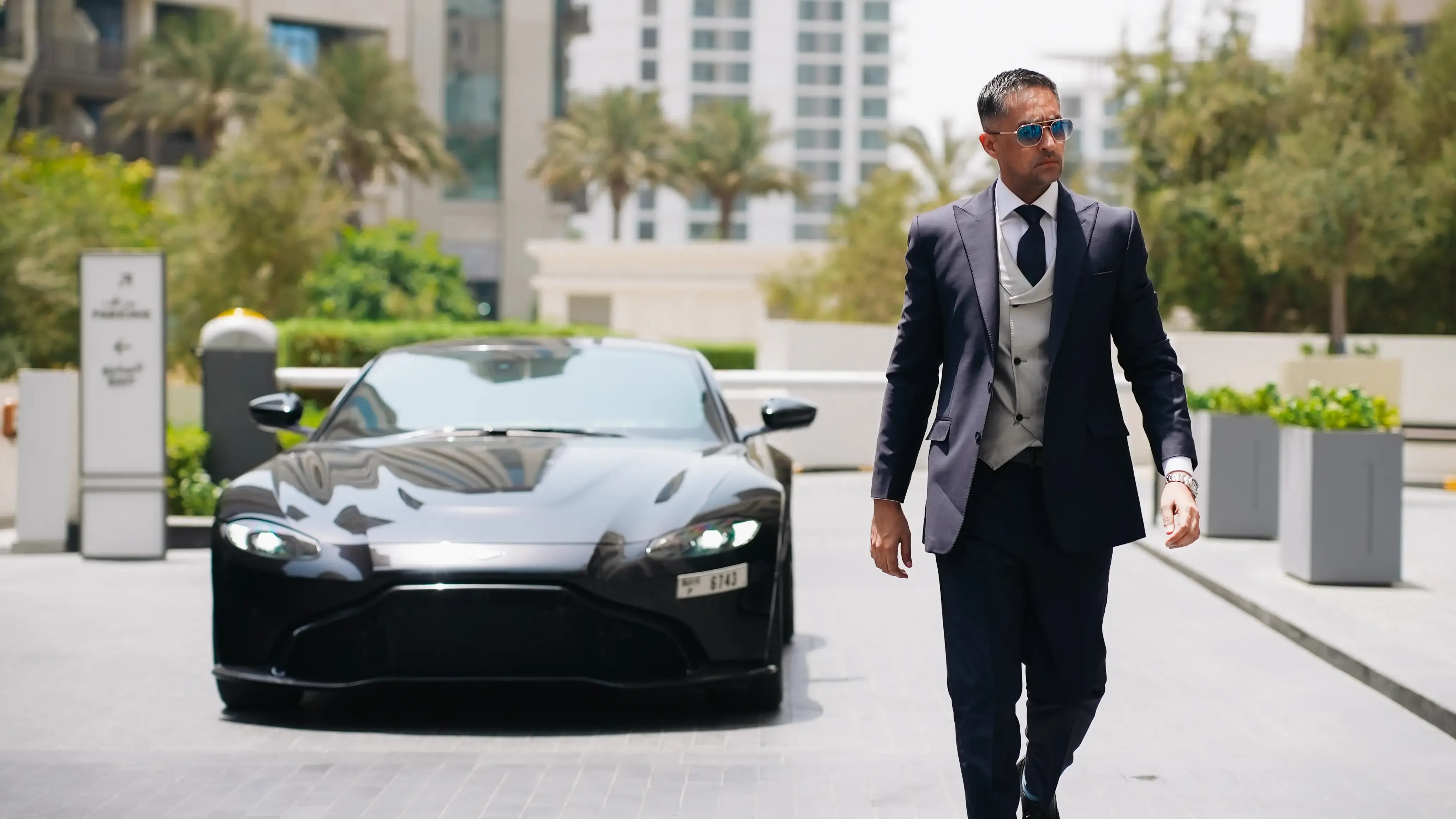 Advisor and investor reviewing Dubai property options