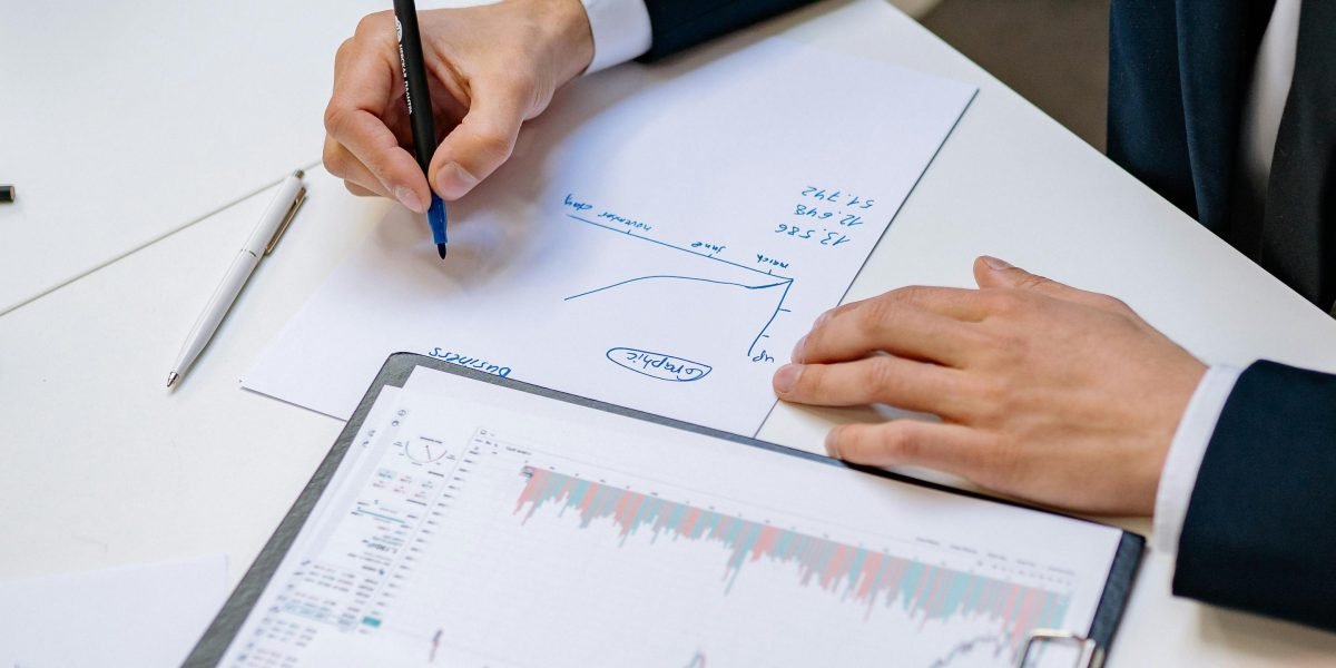 A team collaborates, discussing different investment strategies and wealth management options.