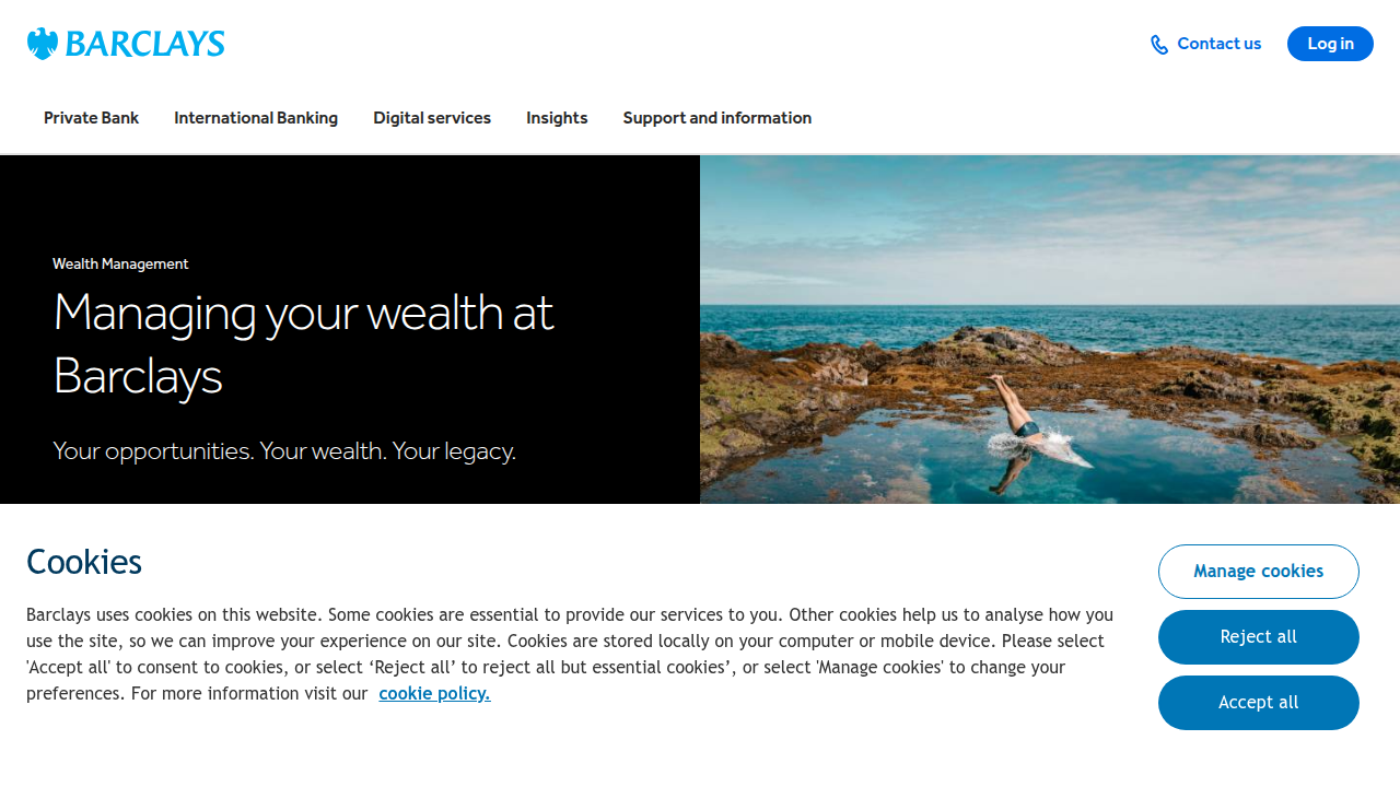 Discover wealth management solutions and expert advice offered by Barclays for high-net-worth individuals.